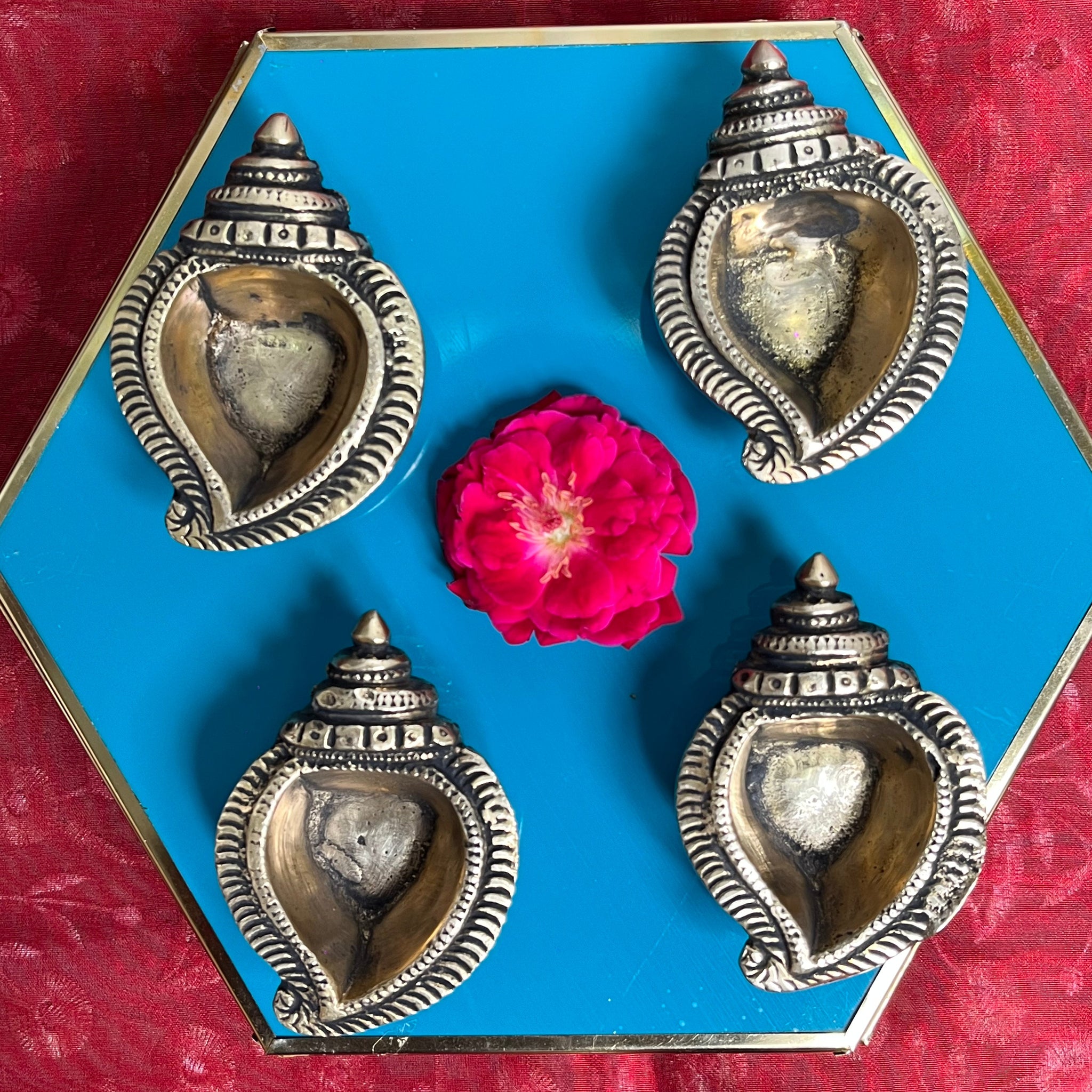 Illuminate Your Home with Pure Brass Lotus Diyas