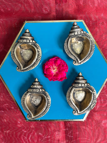 Illuminate Your Home with Pure Brass Lotus Diyas