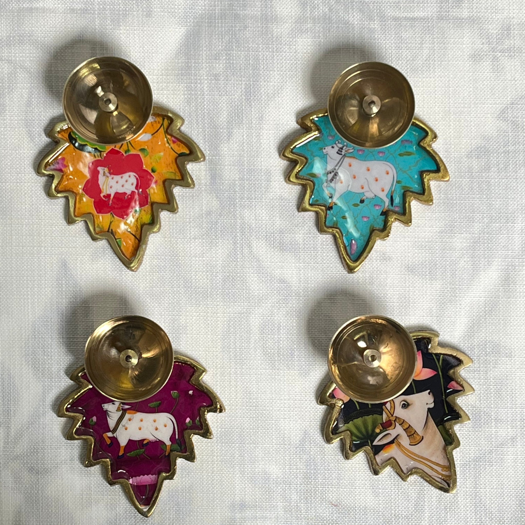 Brass Pichwai Diyas – Traditional Craftsmanship for a Divine Glow