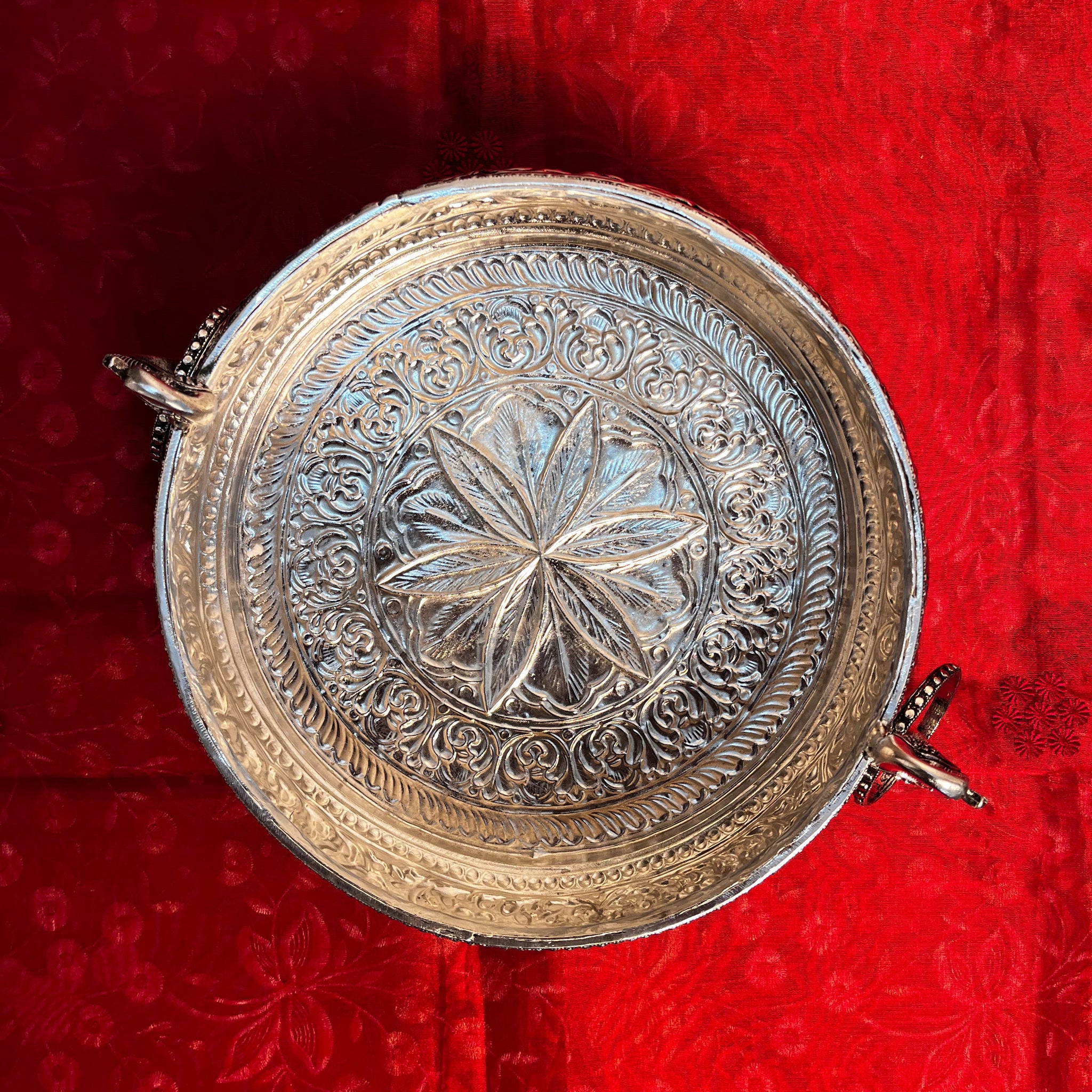 Heritage Silver Brass Urli