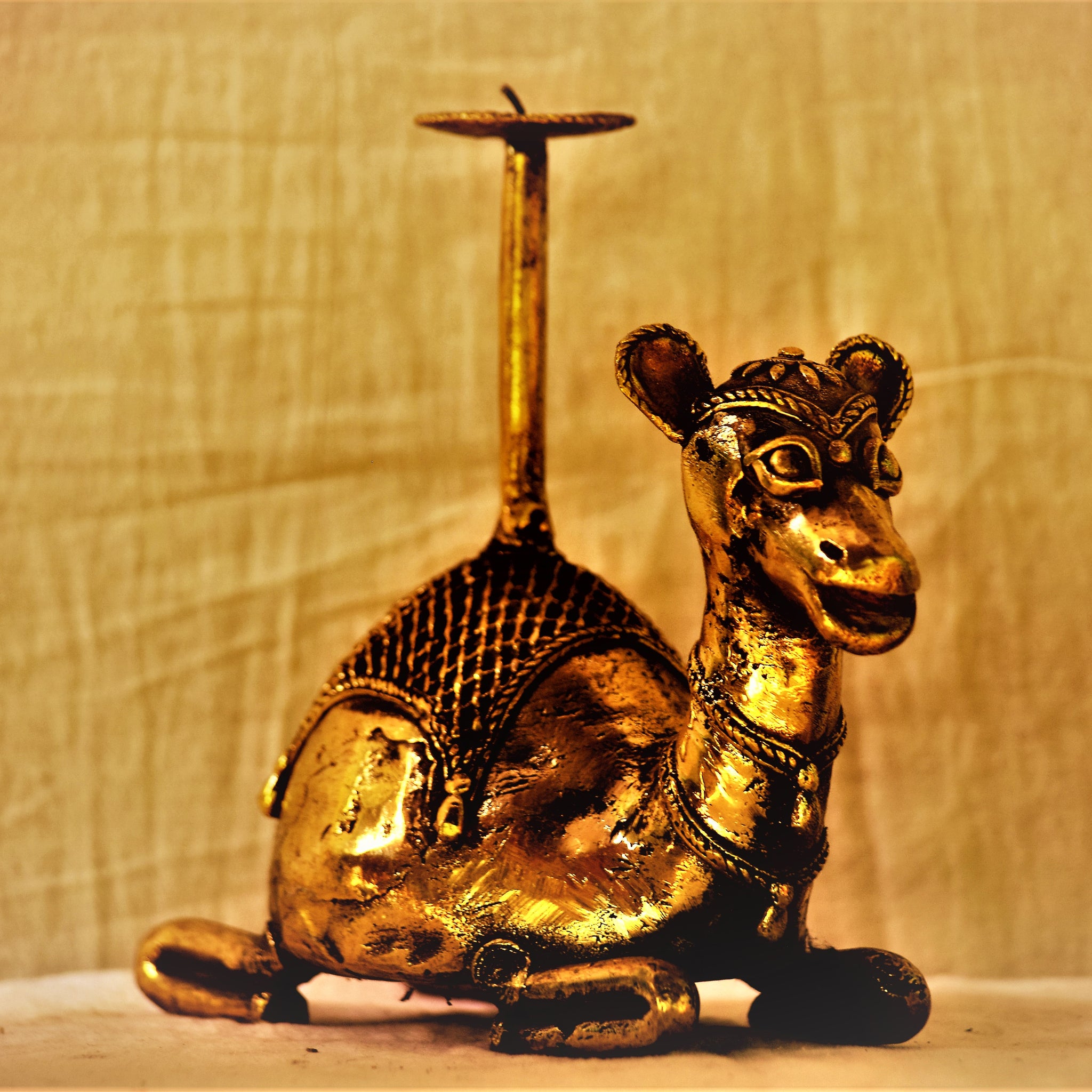camel candle holder
