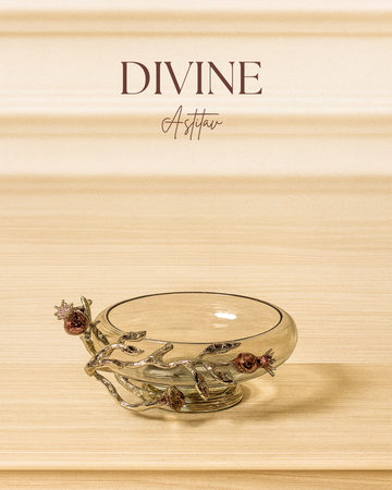 Divine Orchard Centerpiece – Luxury Designer Table Decor for Home & Dining Spaces
