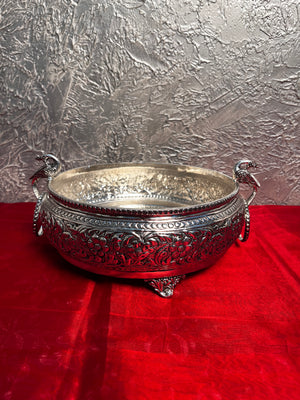Heritage Silver Brass Urli