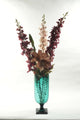 crystal cut flower vase1