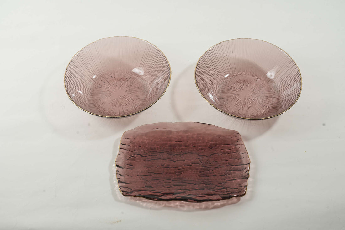 pink serving platter