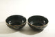 black ceramic bowl