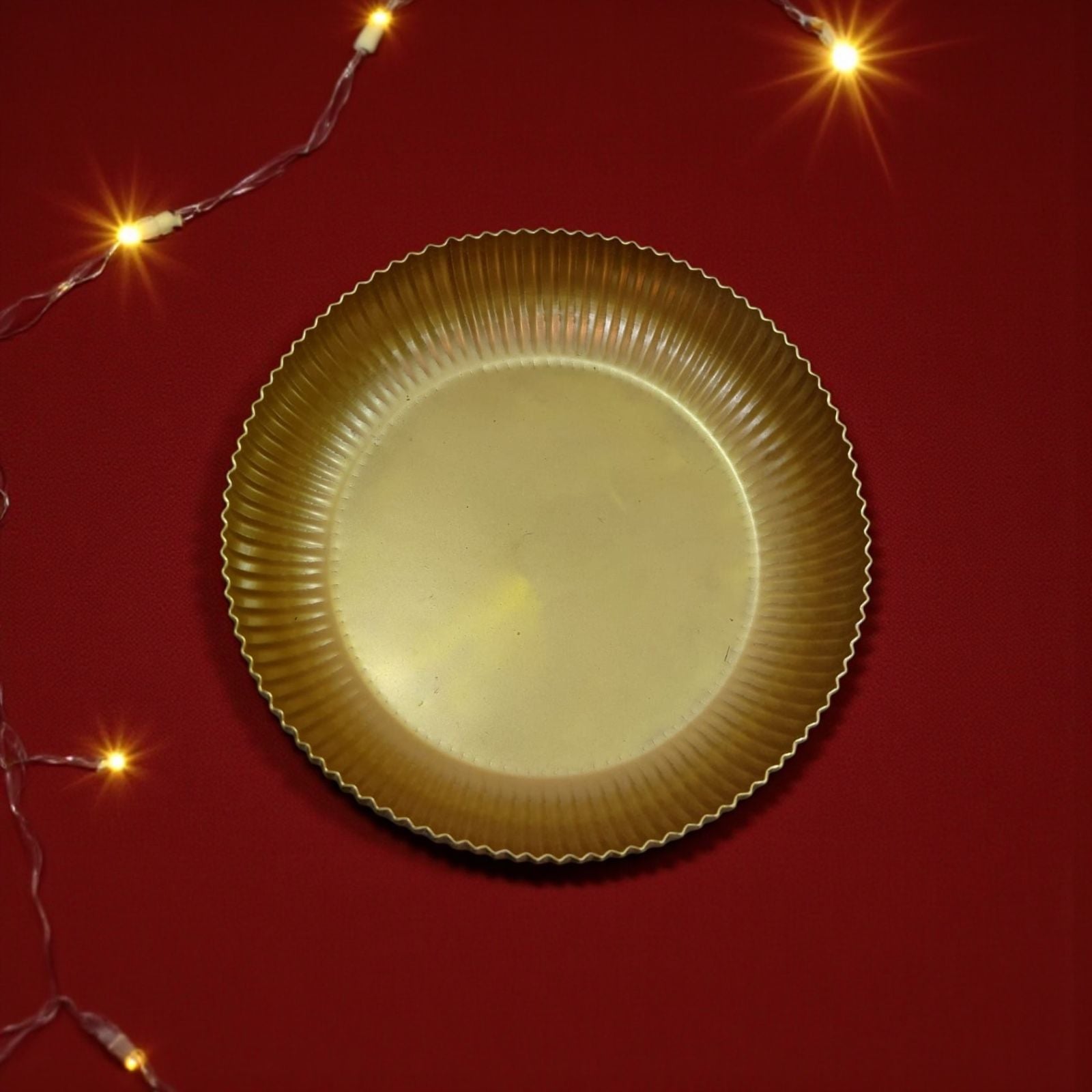 Iron Urli in Gold Finish – Decorative Bowl for Floating Flowers & Home Décor (Single & Set of 2)