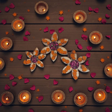 Star Urli Set of 3 – Decorative Gold Finish Bowls for Floating Flowers & Home Décor (6, 8 & 10 Inch)