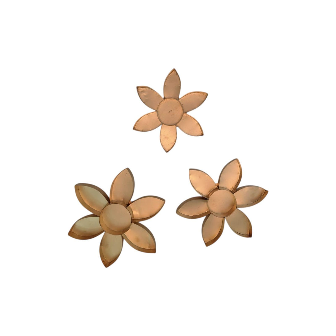 Star Urli Set of 3 – Decorative Gold Finish Bowls for Floating Flowers & Home Décor (6, 8 & 10 Inch)