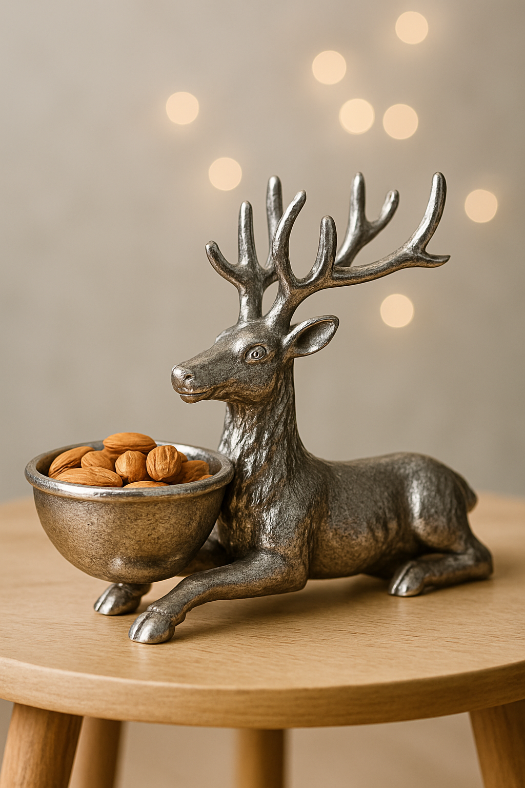 Deer-Shaped Bowl – Artistic Elegance for Festive Serving.. Décor