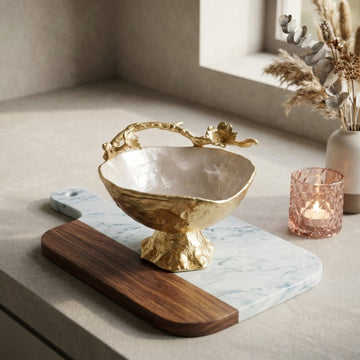 Pearl Bloom Decorative  Bowl