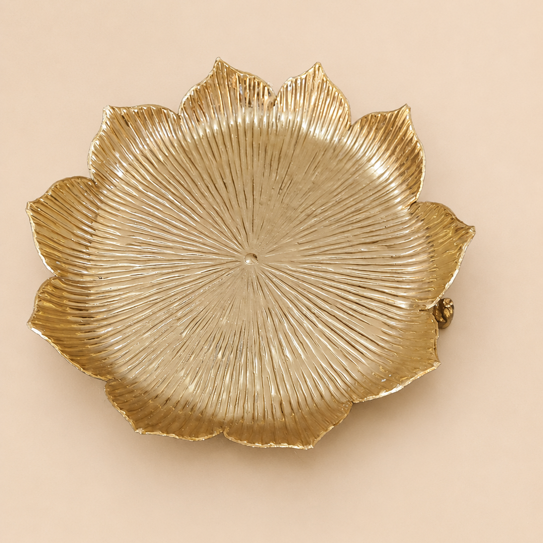 Lotus Bloom Decorative Platter cum Urli-12"