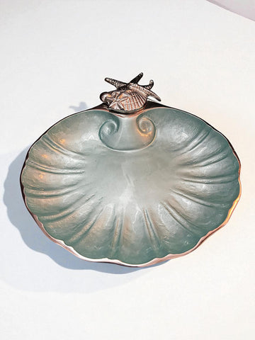 Octopus-Shape Platter – Sea-Themed Elegance in Light Green Enamel