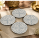 Indigo Heritage Printed Porcelain Plates- set of 4