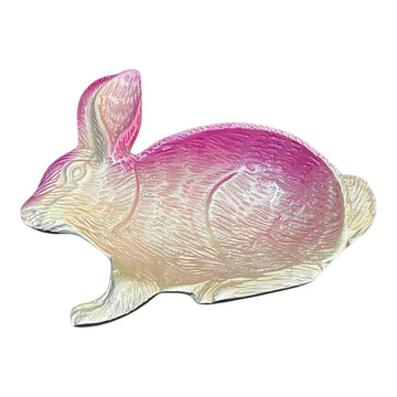 Rabbit-Shaped Mini Platter – Whimsical Charm with Enamel Elegance