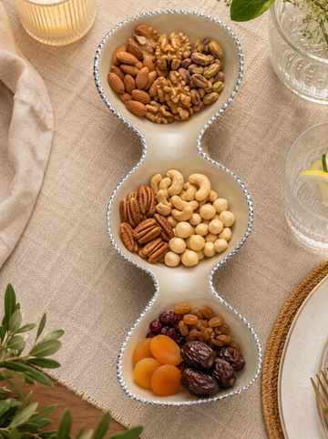 Pearl Finish Trio Serving Bowl